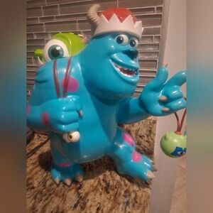 Disney Parks Monsters Inc. Sully Santa Popcorn Bucket used